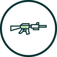 conception d'icône de vecteur de fusil