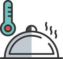 conception d'icône de vecteur de thermomètre