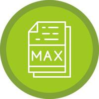 max fichier format vecteur icône conception