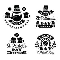 Design typographique Saint Patricks Day. vecteur
