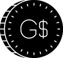 guyanais dollar vecteur icône conception
