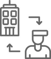 conception d'icône vecteur consommateur