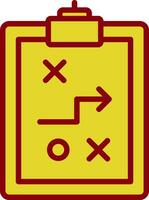 conception d'icône de vecteur de stratégie
