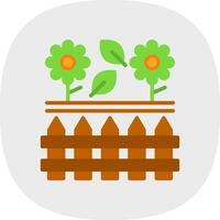 conception d'icône de vecteur de jardin