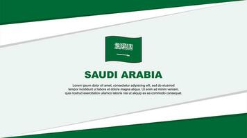 saoudien Saoudite drapeau abstrait Contexte conception modèle. saoudien Saoudite indépendance journée bannière dessin animé vecteur illustration. saoudien Saoudite conception