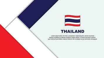 Thaïlande drapeau abstrait Contexte conception modèle. Thaïlande indépendance journée bannière dessin animé vecteur illustration. Thaïlande illustration