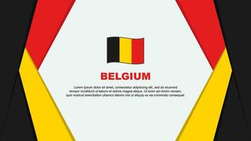 Belgique drapeau abstrait Contexte conception modèle. Belgique indépendance journée bannière dessin animé vecteur illustration. Belgique Contexte