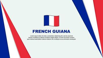 français Guyane drapeau abstrait Contexte conception modèle. français Guyane indépendance journée bannière dessin animé vecteur illustration. drapeau