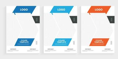 personnalisable a4 Taille un page brochure couverture conception, abstrait forme Créatif livre couverture modèle vecteur