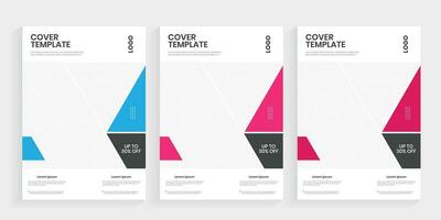 affaires un pages brochure couverture conception, gratuit prospectus vecteur conception disposition