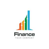 affaires la finance logo modèle vecteur