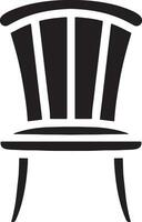moderne chaise conception pour élégant Accueil intérieur - meubles silhouette icône vecteur