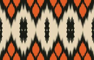 ethnique abstrait ikat art. aztèque ornement imprimer. géométrique ethnique modèle sans couture Couleur Oriental. conception pour Contexte ,rideau, tapis, fond d'écran, vêtements, emballage, batique, vecteur illustration.