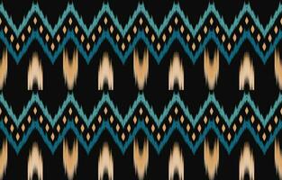 ethnique abstrait ikat art. aztèque ornement imprimer. géométrique ethnique modèle sans couture Couleur Oriental. conception pour Contexte ,rideau, tapis, fond d'écran, vêtements, emballage, batique, vecteur illustration.