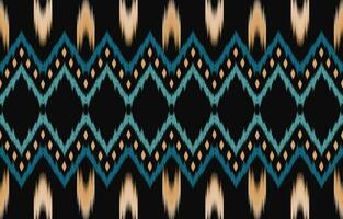 ethnique abstrait ikat art. aztèque ornement imprimer. géométrique ethnique modèle sans couture Couleur Oriental. conception pour Contexte ,rideau, tapis, fond d'écran, vêtements, emballage, batique, vecteur illustration.