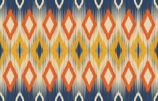 ethnique abstrait ikat art. aztèque ornement imprimer. géométrique ethnique modèle sans couture Couleur Oriental. conception pour Contexte ,rideau, tapis, fond d'écran, vêtements, emballage, batique, vecteur illustration.