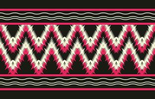 ethnique abstrait ikat art. aztèque ornement imprimer. géométrique ethnique modèle sans couture Couleur Oriental. conception pour Contexte ,rideau, tapis, fond d'écran, vêtements, emballage, batique, vecteur illustration.