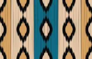 ethnique abstrait ikat art. aztèque ornement imprimer. géométrique ethnique modèle sans couture Couleur Oriental. conception pour Contexte ,rideau, tapis, fond d'écran, vêtements, emballage, batique, vecteur illustration.