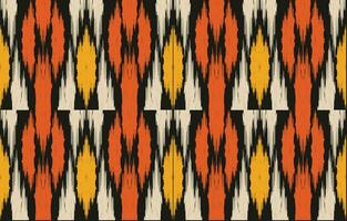 ethnique abstrait ikat art. aztèque ornement imprimer. géométrique ethnique modèle sans couture Couleur Oriental. conception pour Contexte ,rideau, tapis, fond d'écran, vêtements, emballage, batique, vecteur illustration.