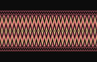 ethnique abstrait ikat art. aztèque ornement imprimer. géométrique ethnique modèle sans couture Couleur Oriental. conception pour Contexte ,rideau, tapis, fond d'écran, vêtements, emballage, batique, vecteur illustration.