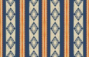 ethnique abstrait ikat art. aztèque ornement imprimer. géométrique ethnique modèle sans couture Couleur Oriental. conception pour Contexte ,rideau, tapis, fond d'écran, vêtements, emballage, batique, vecteur illustration.