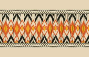 ethnique abstrait ikat art. aztèque ornement imprimer. géométrique ethnique modèle sans couture Couleur Oriental. conception pour Contexte ,rideau, tapis, fond d'écran, vêtements, emballage, batique, vecteur illustration.