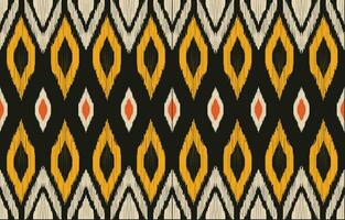 ethnique abstrait ikat art. aztèque ornement imprimer. géométrique ethnique modèle sans couture Couleur Oriental. conception pour Contexte ,rideau, tapis, fond d'écran, vêtements, emballage, batique, vecteur illustration.