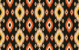 ethnique abstrait ikat art. aztèque ornement imprimer. géométrique ethnique modèle sans couture Couleur Oriental. conception pour Contexte ,rideau, tapis, fond d'écran, vêtements, emballage, batique, vecteur illustration.