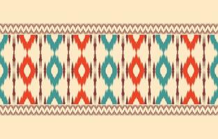 ethnique abstrait ikat art. aztèque ornement imprimer. géométrique ethnique modèle sans couture Couleur Oriental. conception pour Contexte ,rideau, tapis, fond d'écran, vêtements, emballage, batique, vecteur illustration.