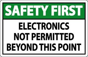 sécurité premier signe électronique ne pas permis au-delà cette point vecteur