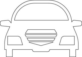 voiture ligne icône conception vecteur