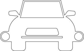 voiture ligne icône conception vecteur