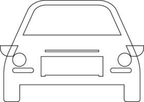 voiture ligne icône conception vecteur