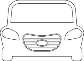 voiture ligne icône conception vecteur