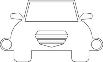 voiture ligne icône conception vecteur