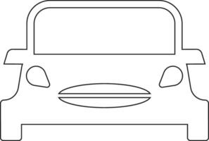 voiture ligne icône conception vecteur