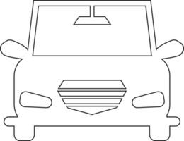 voiture ligne icône conception vecteur