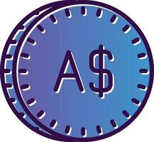 australien dollar vecteur icône conception