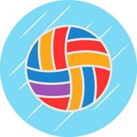 conception d'icône de vecteur de volley-ball