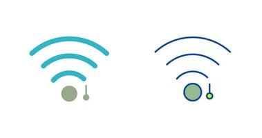 icône de vecteur de signe wifi unique