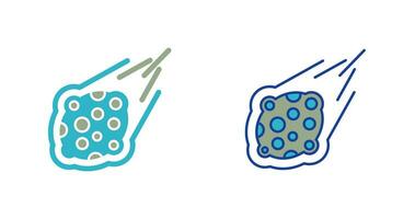 icône de vecteur de météorite