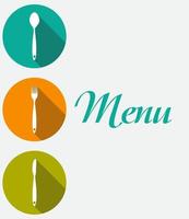 illustration vectorielle de modèle de fond de menu de restaurant vecteur