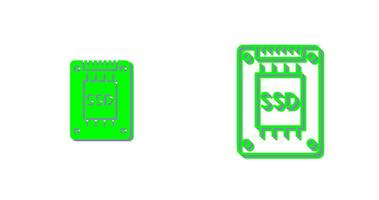 icône de vecteur ssd