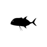 le géant carangue, caranx ignobilis, aussi connu comme le humble carangue, barrière carangue, ronin jack, géant carangue, gt poisson, ou ulua, est une espèce de grand Marin poisson classifié dans le jack famille vecteur