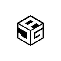 jga lettre logo conception, inspiration pour une unique identité. moderne élégance et Créatif conception. filigrane votre Succès avec le frappant cette logo. vecteur