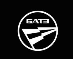 fk battre borisov symbole club logo blanc biélorussie ligue Football abstrait conception vecteur illustration avec noir Contexte