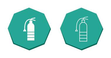 icône de vecteur d'extincteur unique