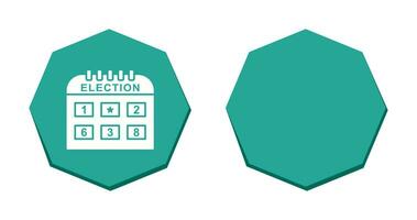 icône de vecteur de jour d'élection