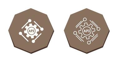 icône de vecteur api