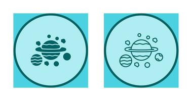 icône de vecteur de planètes